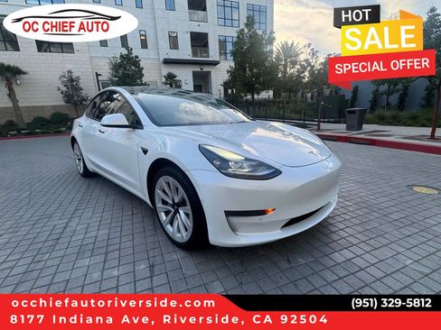 Used 2018 Tesla Model 3 Long Range AWD/4WD image 1