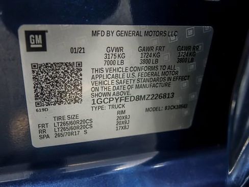 Certified 2021 Chevrolet Silverado 1500 LT Trail Boss w/ Convenience Package II image 32