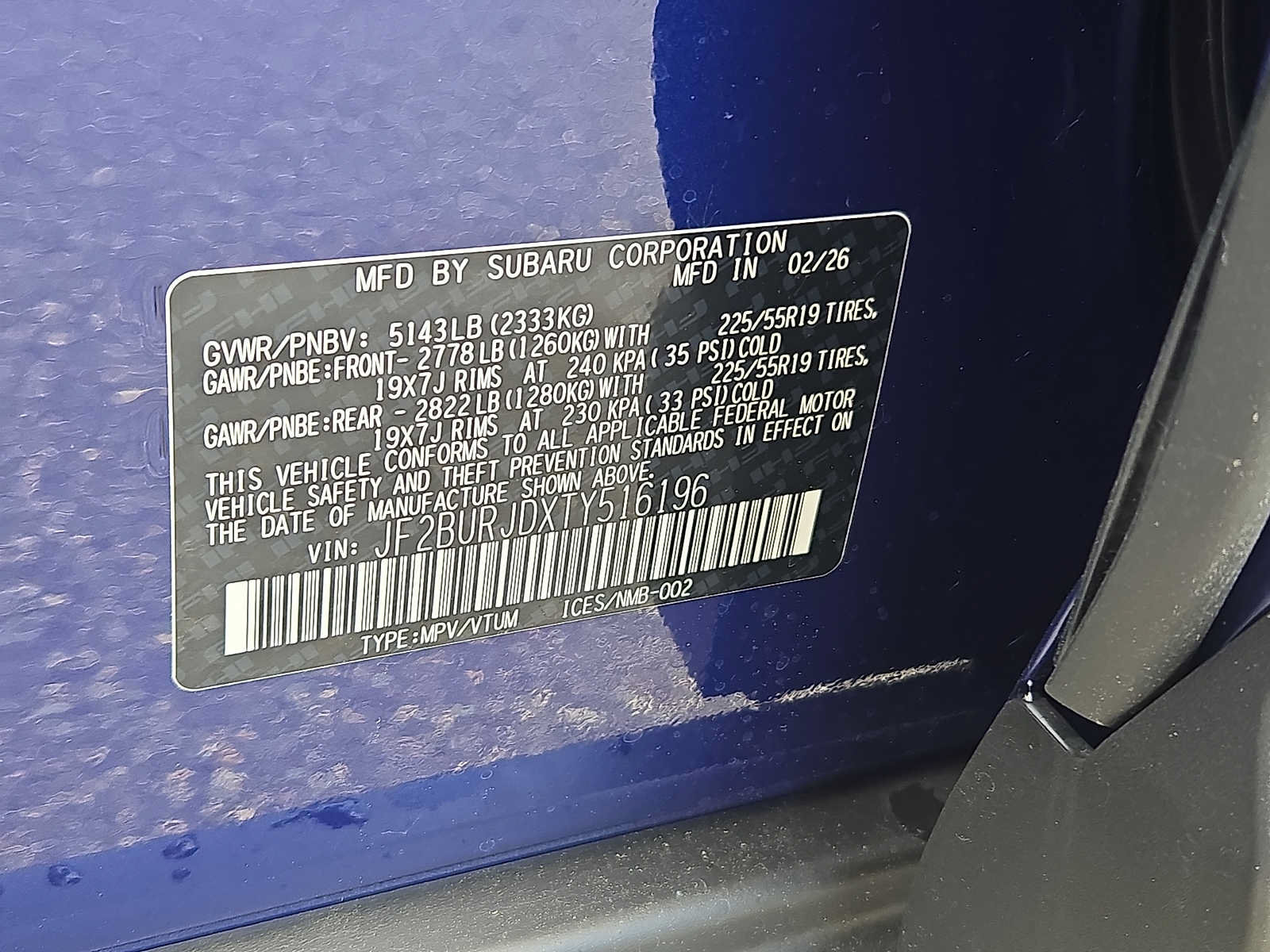 New 2026 Subaru Outback Touring XT AWD/4WD image 9