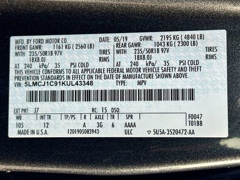 Used 2019 Lincoln MKC Premiere image 33