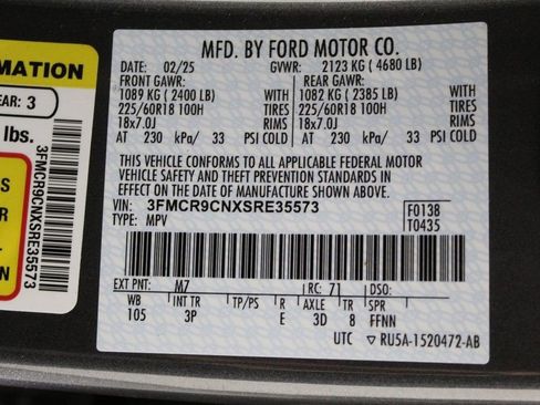 Certified 2025 Ford Bronco Sport Outer Banks image 23