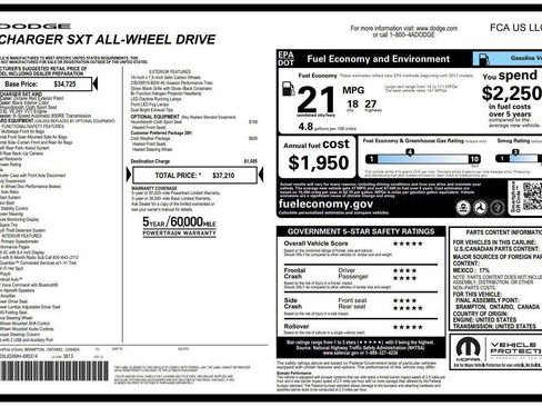 Used 2021 Dodge Charger SXT w/ Cold Weather Package AWD/4WD image 7