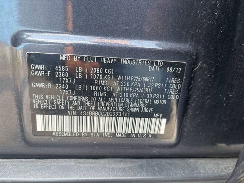 Used 2013 Subaru Outback 2.5i Premium w/ Popular Pkg 1A AWD/4WD image 19