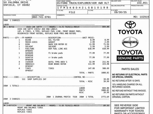 Used 2020 Ford Explorer XLT w/ Comfort Package image 10