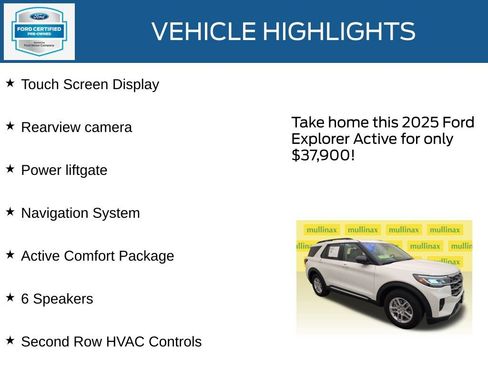 Used 2025 Ford Explorer Active w/ Active Comfort Package image 22
