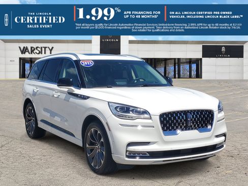 Certified 2023 Lincoln Aviator Grand Touring w/ Equipment Group 301A AWD/4WD image 1