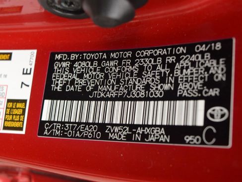 Used 2018 Toyota Prius Prime Premium FWD image 39