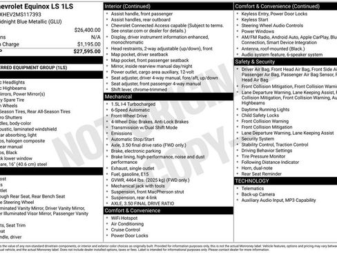 Used 2021 Chevrolet Equinox LS image 6