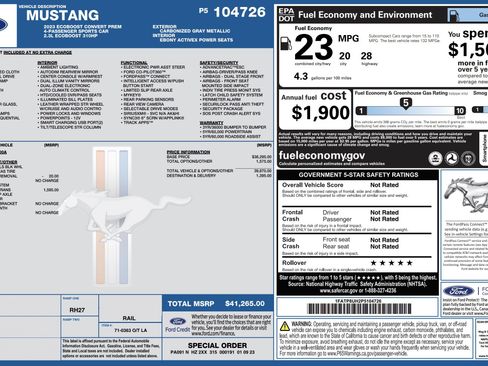 Used 2023 Ford Mustang Premium RWD image 3