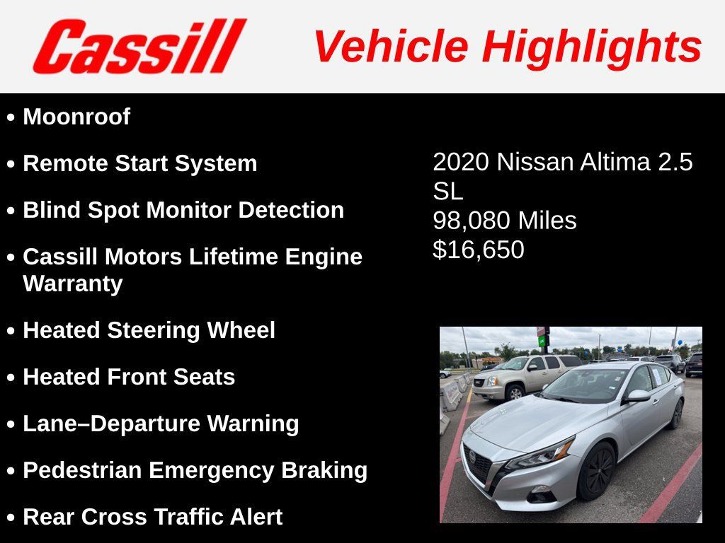 Used 2020 Nissan Altima 2.5 SL FWD image 3