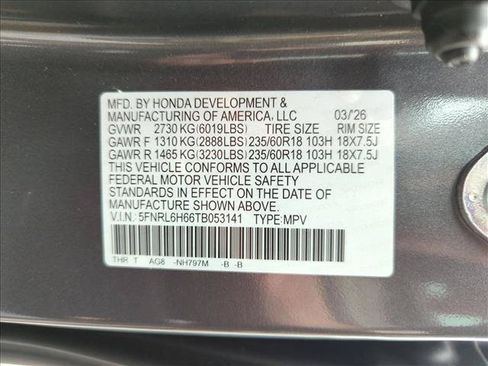 Used 2026 Honda Odyssey EX-L image 25