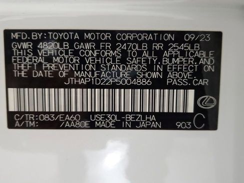 Used 2023 Lexus IS 500 500 F SPORT Performance image 34