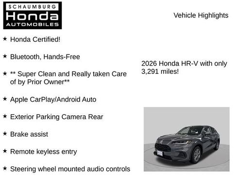 Certified 2026 Honda HR-V LX image 14