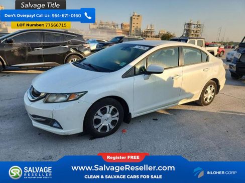Used 2015 Honda Civic Hybrid Sedan image 1