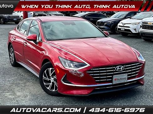 Used 2020 Hyundai Sonata Blue image 1