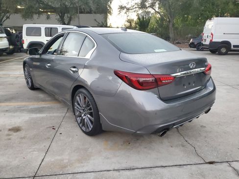 Used 2018 INFINITI Q50 Red Sport 400 w/ Sensory Package (Sport) image 2