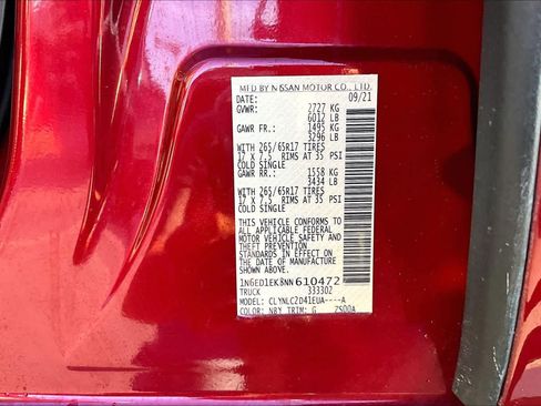 Used 2022 Nissan Frontier SV image 70