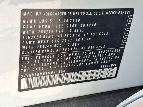 New 2026 Volkswagen Tiguan SE R-Line AWD/4WD image 18
