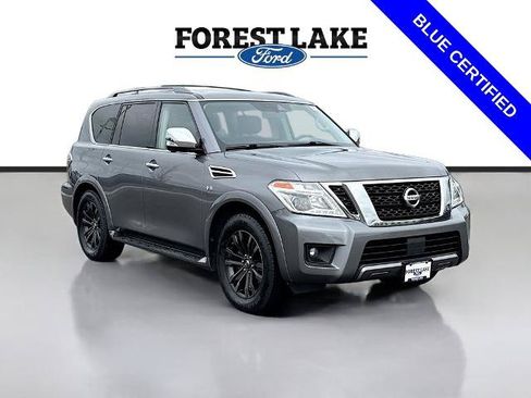 Used 2020 Nissan Armada Platinum w/ Captain's Chairs Package AWD/4WD image 1