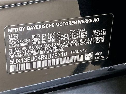 Certified 2024 BMW X5 sDrive40i w/ Parking Assistance Package image 32