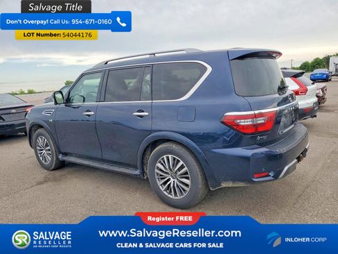 Used 2021 Nissan Armada SL w/ Captain's Chairs Package AWD/4WD image 3