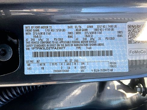 New 2026 Ford F150 XLT w/ FX4 Off-Road Package image 13