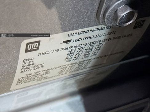 Used 2022 Chevrolet Silverado 1500 High Country w/ Technology Package image 36