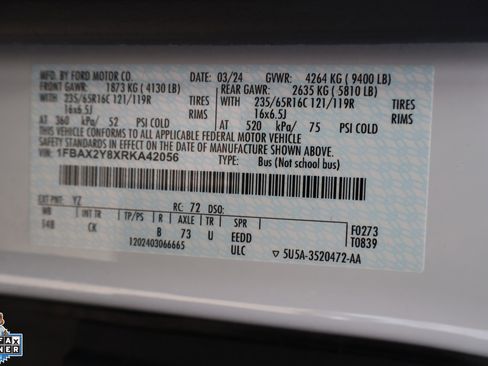 Used 2024 Ford Transit 350 XLT RWD image 29
