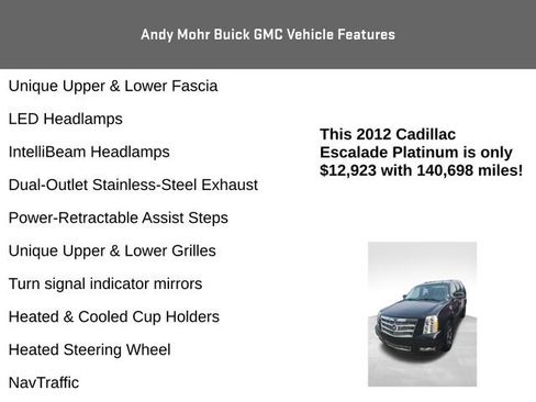 Used 2012 Cadillac Escalade Platinum AWD/4WD image 15