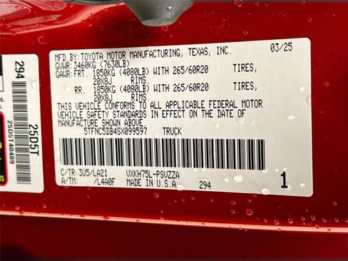 Used 2025 Toyota Tundra Platinum image 31