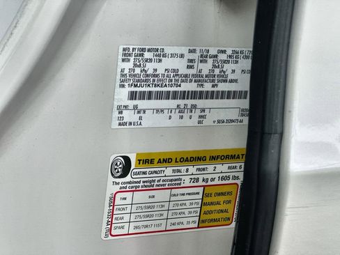 Used 2019 Ford Expedition Limited w/ Equipment Group 301A RWD image 34
