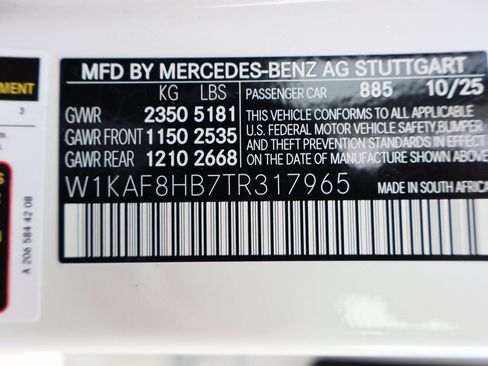 New 2026 Mercedes-Benz C 43 AMG 4MATIC Sedan image 45