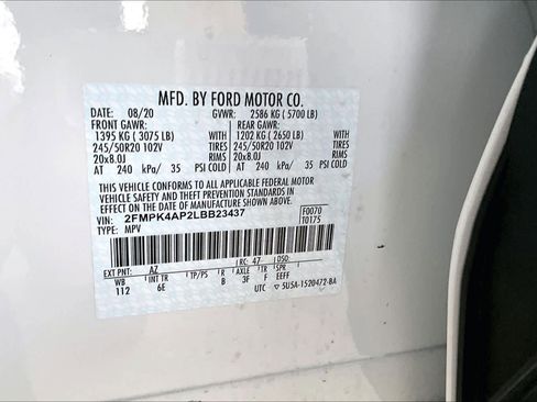 Used 2020 Ford Edge ST w/ Cold Weather Package image 32