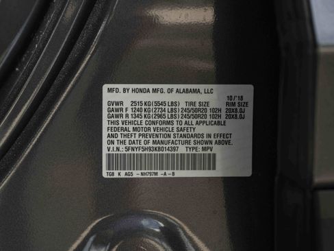Used 2019 Honda Pilot Touring image 49
