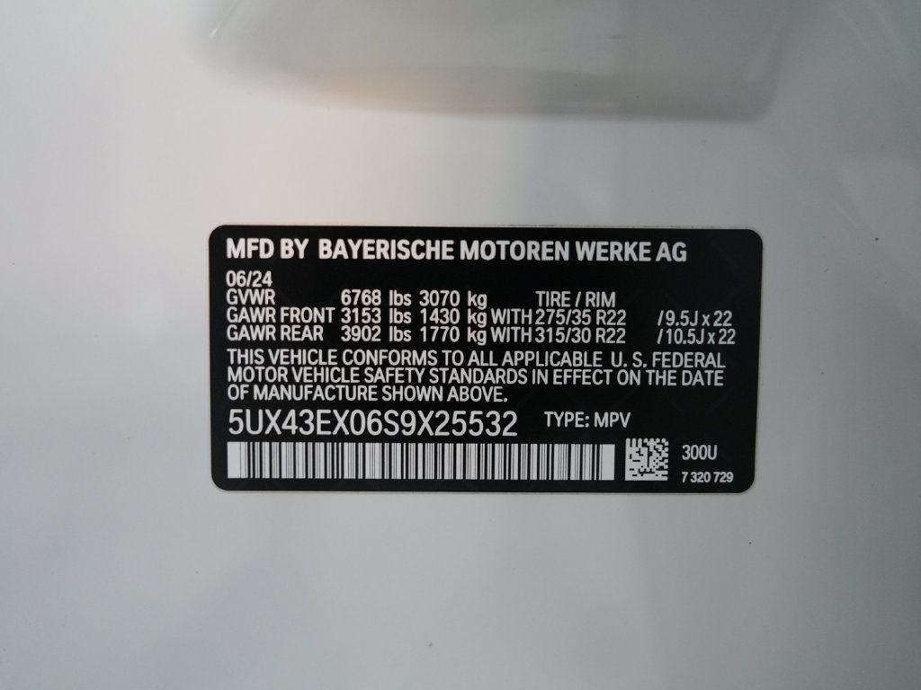Used 2025 BMW X6 M60i w/ Parking Assistance Package AWD/4WD image 16