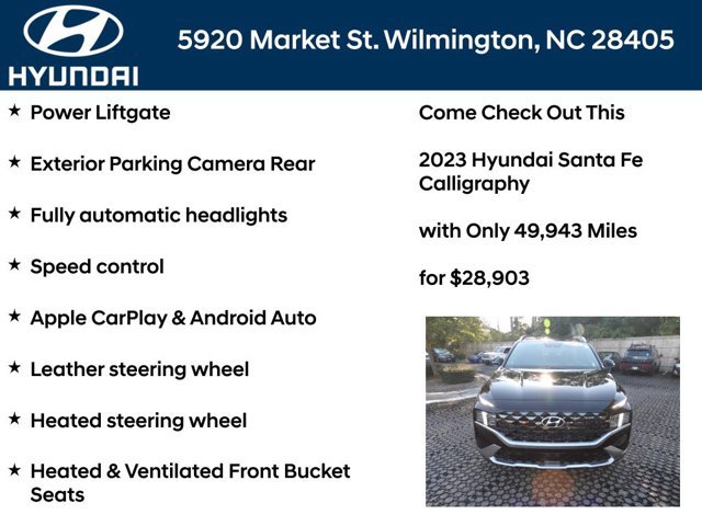 Certified 2023 Hyundai Santa Fe Calligraphy AWD/4WD image 11