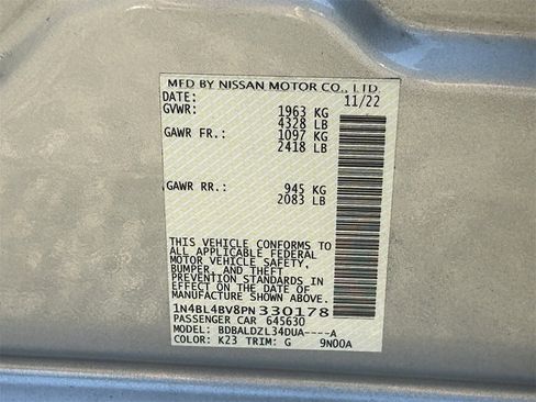 Certified 2023 Nissan Altima 2.5 S image 11