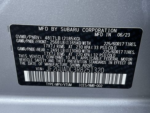 Used 2024 Subaru Crosstrek 2.0i Premium w/ Crosstrek Mirror Package AWD/4WD image 12