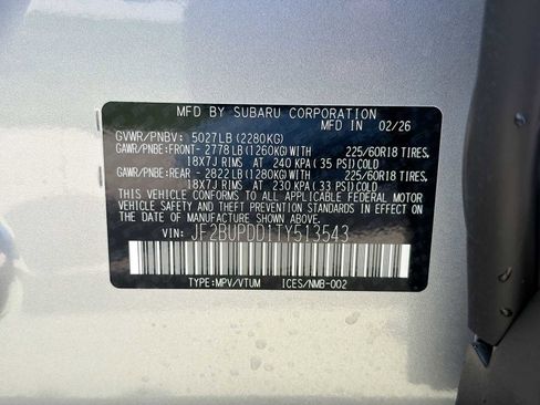New 2026 Subaru Outback Limited AWD/4WD image 32