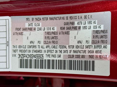 Used 2025 MAZDA MAZDA3 s image 12