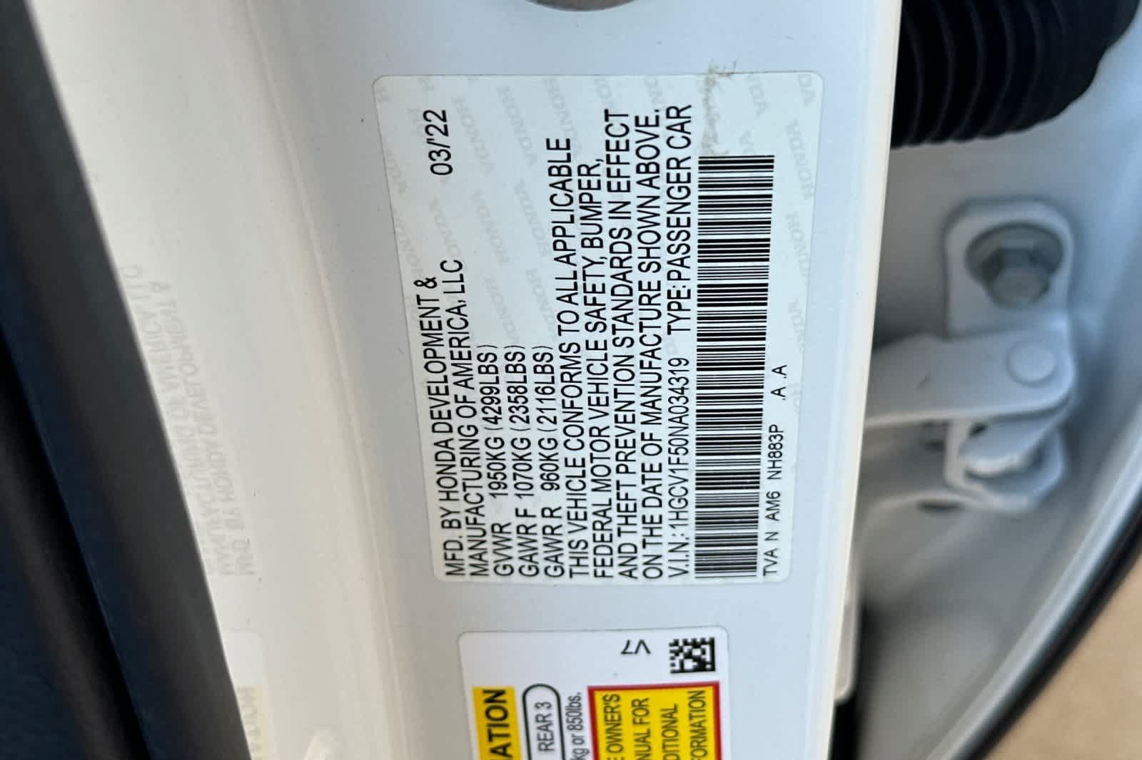 Used 2022 Honda Accord EX-L image 26