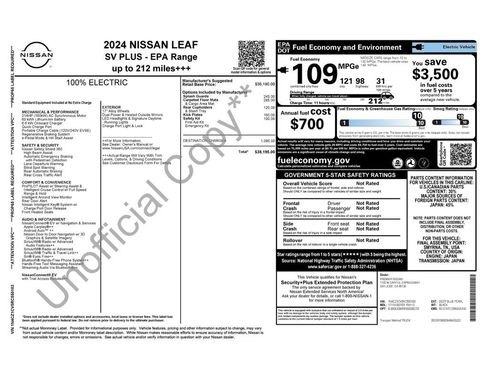 Used 2024 Nissan Leaf SV Plus image 39