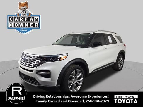 Used 2021 Ford Explorer Platinum w/ Equipment Group 601A AWD/4WD image 1