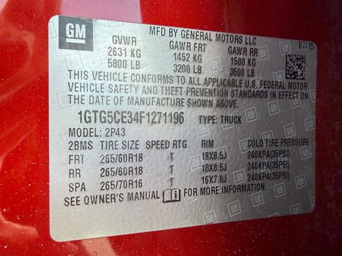 Used 2015 GMC Canyon SLT w/ Driver Alert Package image 39