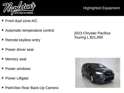 Used 2023 Chrysler Pacifica Touring-L image 15