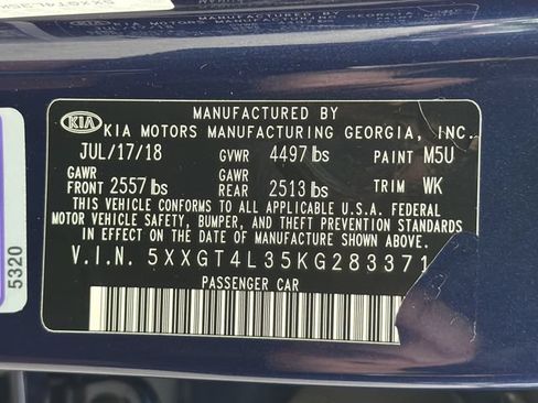 Used 2019 Kia Optima S w/ S Panoramic Sunroof Package FWD image 33