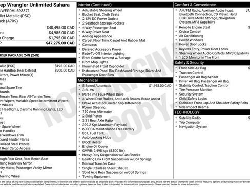 Used 2017 Jeep Wrangler Unlimited Sahara image 33