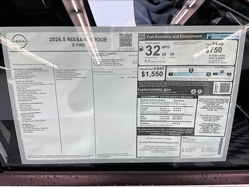 New 2026 Nissan Rogue S FWD image 33