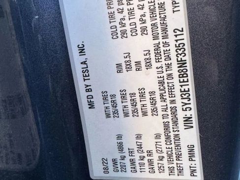 Used 2022 Tesla Model 3 Long Range image 77