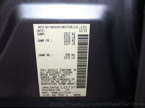 Used 2016 Nissan Altima 2.5 S w/ Power Driver Seat Package image 31